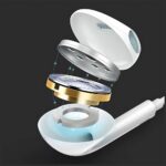 USAMS Stereo Headphones EP-24 Lightning iPhone 7/8/X/XS/XS Max/XR white HSEP2401 - imagine 2