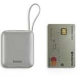 PowerBank 3in1 Bazic Fusion Mini 10000mAh cable USB-C/Lightning grey - imagine 3