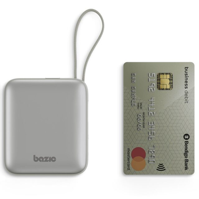 PowerBank 3in1 Bazic Fusion Mini 10000mAh cable USB-C/Lightning grey - imagine 3