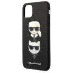 Karl Lagerfeld KLHCN65SAKICKCBK iPhone 11 Pro Max 6,5" black hardcase Saffiano Karl&Choupette - imagine 5