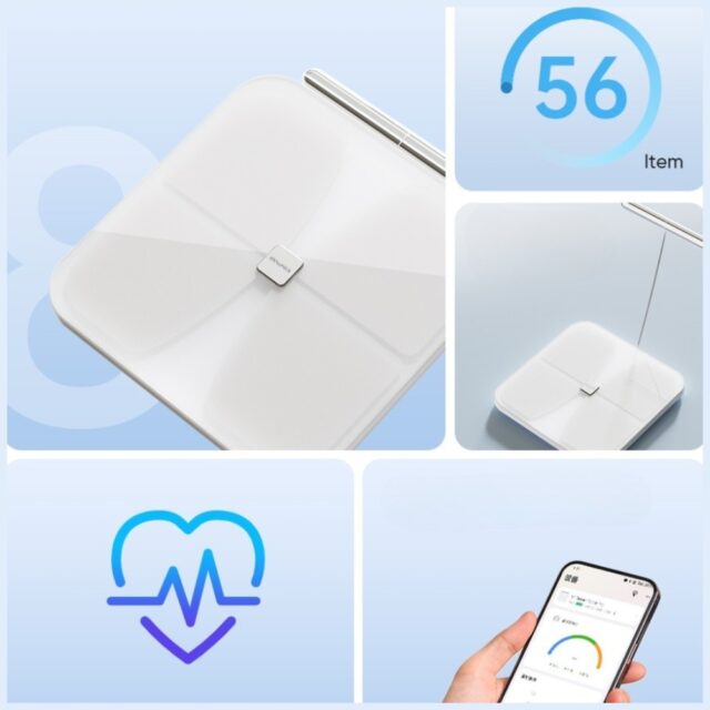 AWEI SS1 Multifunctional Body Scale Bluetooth 5.0 500mAh White - imagine 6