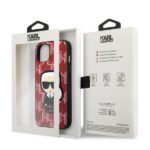 Karl Lagerfeld KLHCP13MPMNIKPI iPhone 13/ 14 / 15 6,1" hardcase red Monogram Ikonik Patch - imagine 8