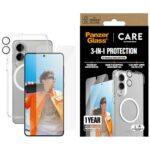 Protective Set CARE by PanzerGlass Flagship 3-in-1 Case+Glass+Lens for Samsung Galaxy S25 Edge