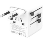 Travel adapter 4smarts Nomad GaN 20W 2C+1A white - imagine 6
