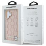 Karl Lagerfeld KLHMP16SPKHPORPP iPhone 16 6.1" pink hardcase Hot Stamp Magsafe - imagine 8