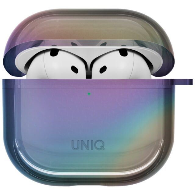 Case UNIQ Iridescia for AirPods 4 Hang Case midnight quartz - imagine 2
