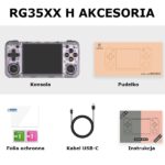Console Anbernic RG35XX H translucent purple - imagine 3
