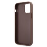 Guess GUHCP12M4GMGBR iPhone 12/12 Pro 6,1" brown hardcase 4G Big Metal Logo - imagine 7