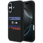 BMW M Silicon Horizontal Line MagSafe Case for iPhone 17 Black