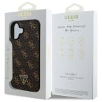 Guess GUHCP16SPG4GPK iPhone 16 6.1" black hardcase New 4G Triangle - imagine 8