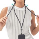 USAMS Universal phone lanyard 1.6m  grey ZB316GS01 (US-ZB316) - imagine 3