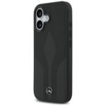 Case Mercedes Leather The Move MagSafe for iPhone 17 black - imagine 2
