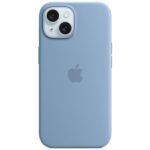 Case Apple MT0Y3ZM/A iPhone 15 / 14 / 13 6.1" MagSafe winter blue Silicone Case