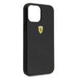 Ferrari FERCAHCP12LBK iPhone 12 Pro Max6,7" black hardcase On Track Real Carbon - imagine 8