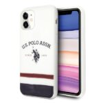 US Polo USHCN61PCSTRB iPhone 11 white Tricolor Pattern Collection