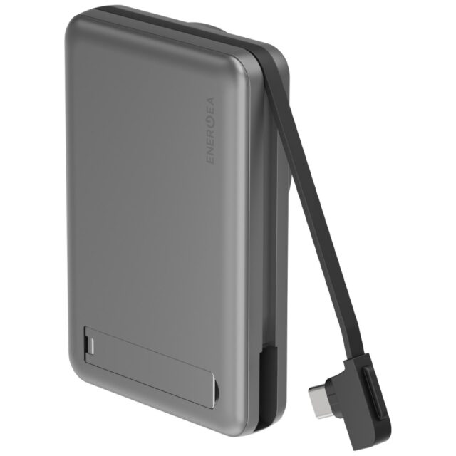 Induction PowerBank  Energea MagPac Pro  Plus 10000mAh Qi2 Magsafe grey - imagine 2