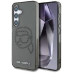 Karl Lagerfeld Rhinestones Karl Head Logo Case for Samsung Galaxy S25 Black