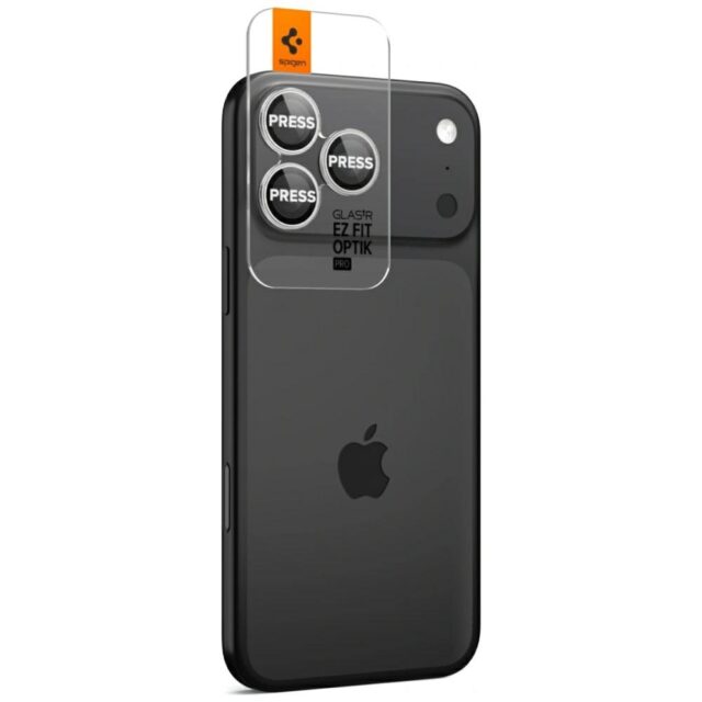 Spigen Optik Pro Glas.TR "EZ FIT" Camera Protector 2pcs for iPhone 17 Pro Max / 16 Pro / 16 Pro Max - imagine 6