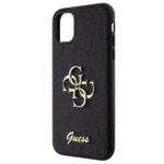 Guess GUHCN61HG4SGK iPhone 11 / Xr 6.1" black hardcase Glitter Script Big 4G - imagine 6