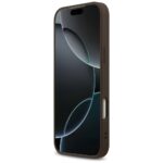 Case Guess 4G Printed Stripes MagSafe for iPhone 17 Pro Max brown - imagine 5