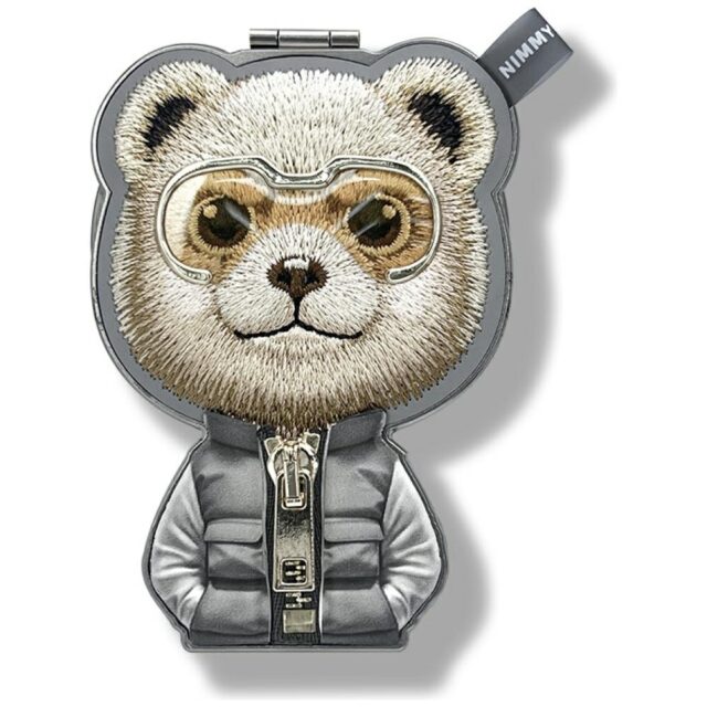 Magnetic pendant Nimmy Cool&Cute    2.0 Bear grey - imagine 5