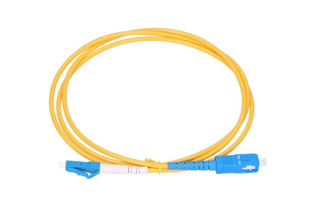 Extralink LC/UPC-SC/UPC | Patchcord | Single Mode, Simplex, G652D, 3mm, 1m - imagine 2