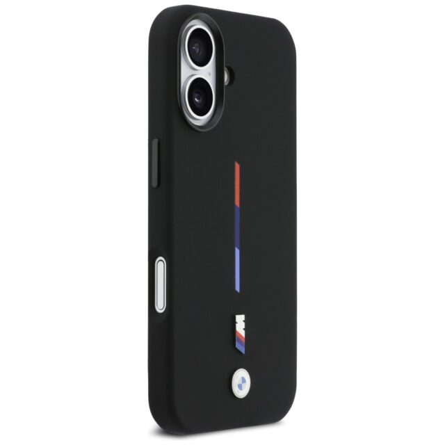 BMW M Silicon Tricolor Line MagSafe Case for iPhone 17 Black - imagine 4