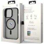 Case BMW BMHMP14LDSLK iPhone 14 Pro 6.1" black hardcase Signature MagSafe - imagine 8