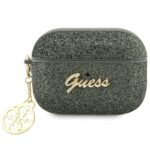 Guess GUAP2GLGSHA AirPods Pro 2 (2022/2023) cover khaki Glitter Flake 4G Charm