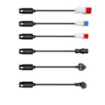 Extralink BS-PCD050 32A 16kW | Three-phase Portable EV Charger With LCD Touch Screen | 6 adaptors, 5m length, Schuko - imagine 5