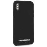 Karl Lagerfeld KLHCPXSLBKS iPhone X/Xs hardcase black Silicone - imagine 5