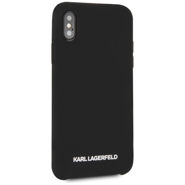 Karl Lagerfeld KLHCPXSLBKS iPhone X/Xs hardcase black Silicone - imagine 5