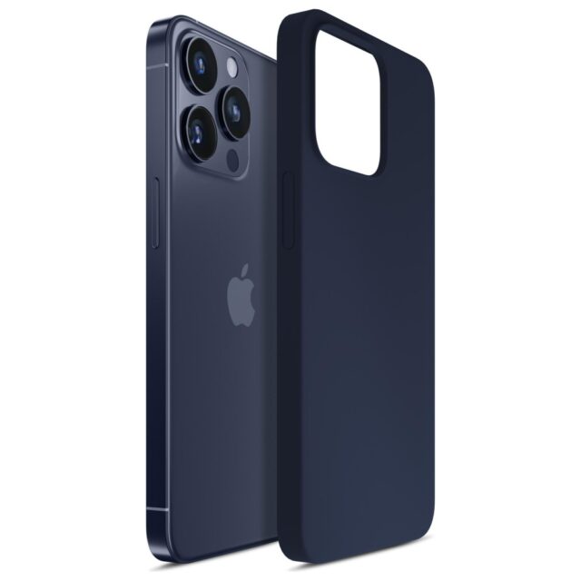 3MK Silicone Case iPhone 16 Pro Max 6.9" dark navy - imagine 3