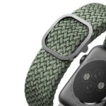 UNIQ Aspen Strap Apple Watch 44/42/45mm Series 1/2/3/4/5/6/7/8/SE/SE2/SE3 Braided cypress green - imagine 5