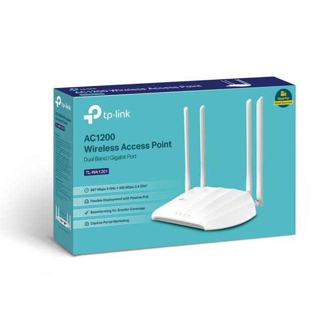 TP-Link TL-WA1201 | Access point | AC1200, Dual Band, 1x RJ45 1000Mb/s, Passive PoE - imagine 3