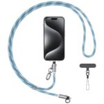 Usams SJ745 60W USB-C to USB-C 1.2m Blue Phone Lanyard with Charging Cable