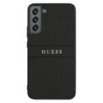 Guess GUHCS22SPSASBBK S22 S901 black Saffiano Stripes - imagine 3