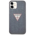 Guess GUHCP12SPCUJULDB iPhone 12 mini 5,4" dark blue hardcase Jeans Collection - imagine 3