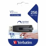 Verbatim USB-A 3.2 Gen 1 Flash Drive 256GB black 49168 - imagine 4