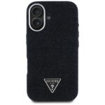 Case Guess Denim Triangle Logo MagSafe for iPhone 16 black - imagine 3