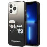 Karl Lagerfeld KLHCP13LTGKCK iPhone 13 Pro / 13 6,1" hardcase black Gradient Ikonik Karl & Cho