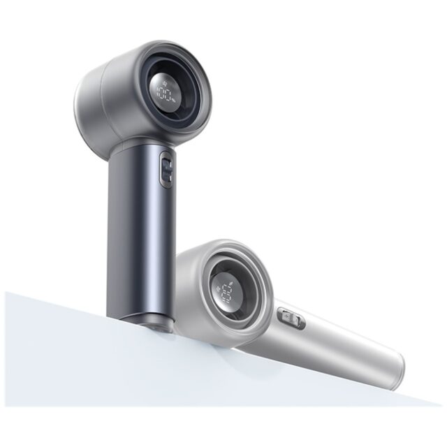 Hand fan USAMS LiFE LU03 white - imagine 10