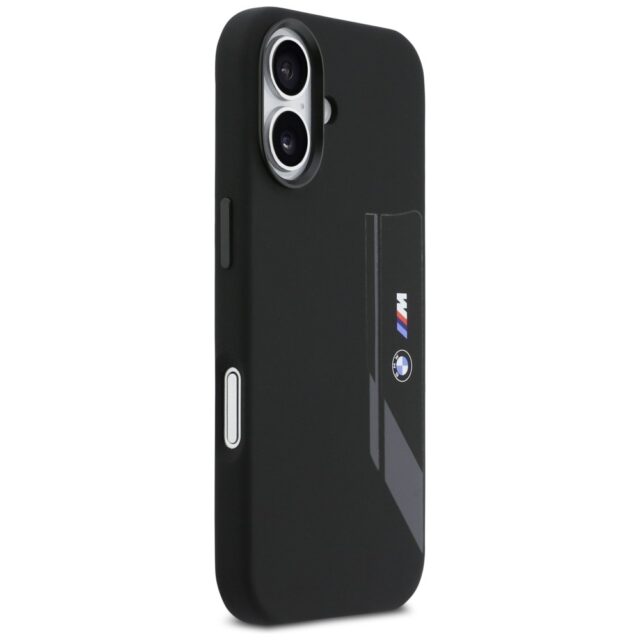 BMW M Silicon Vertical Logo MagSafe Case for iPhone 17 Black - imagine 4