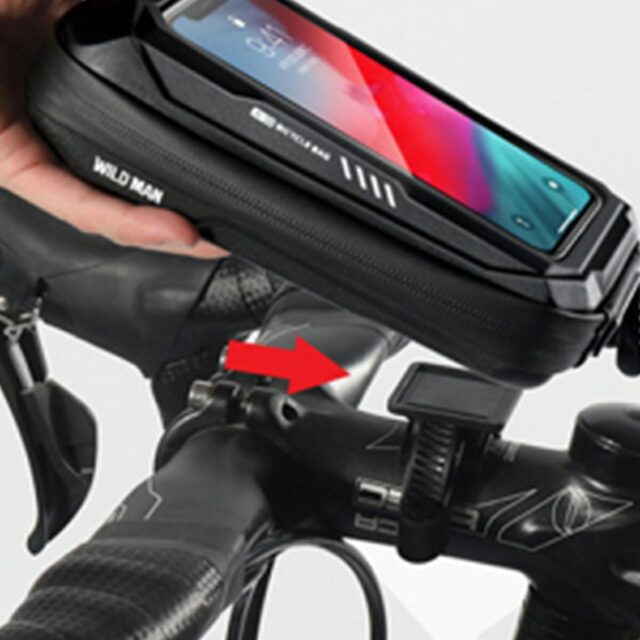 Case/bicycle mount WILDMAN X3 case for handlebar black - imagine 8