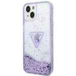 Guess GUHCP14SLFCTPU iPhone 14 / 15 / 13 6.1" purple hardcase Liquid Glitter Palm Collectio - imagine 2