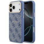 Case Guess 4G PU Classic Logo MagSafe for iPhone 17 Pro Max blue
