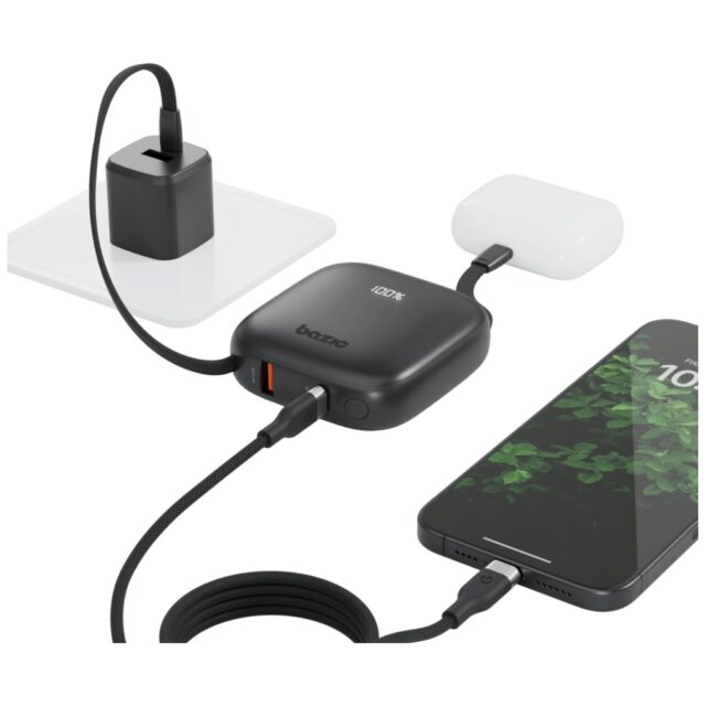 PowerBank 4w1 Bazic Fusion 10000mAh      PD20W USB-C/Lightning black - imagine 3