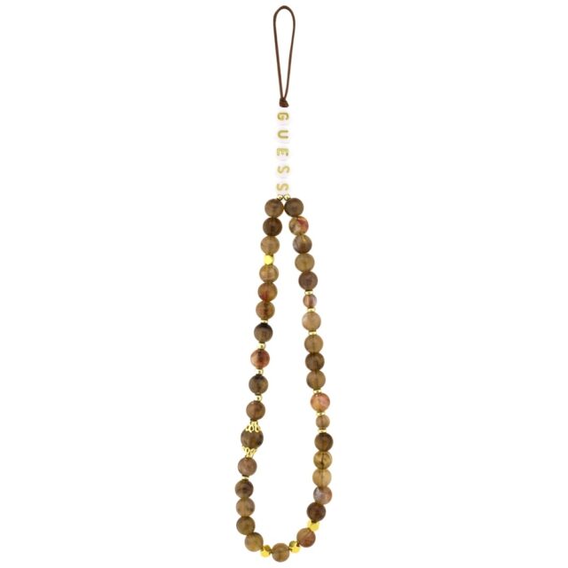 Guess 4G Strap 4G Classic Logo Case for iPhone 17 Pro Brown - imagine 2