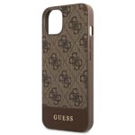 Guess GUHCP13SG4GLBR iPhone 13 mini 5,4" brown hard case 4G Stripe Collection - imagine 6