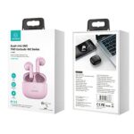 USAMS Bluetooth 5.2 TWS NX10 Series dual mic wireless earphones pink BHUNX03 - imagine 9